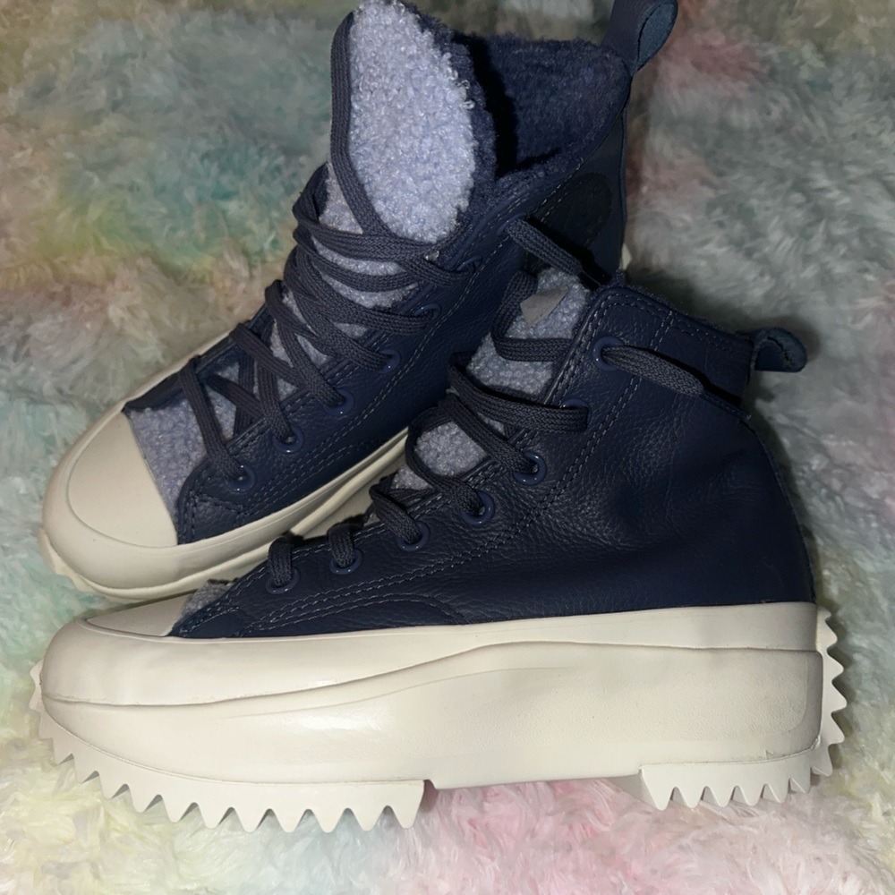New Converse Run Star Hike Hi Steel/Concord/Ghost 172058C Size 37.5 - Picture 5 of 9